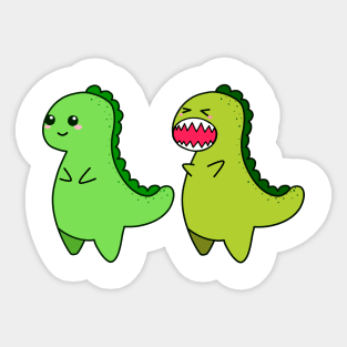 kawaii cute t-rex tyrannosaurus rex Sticker